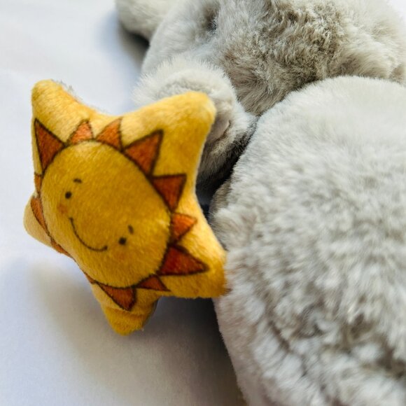 Bunnies by the Bay Gray Rabbit Plush Cricket Island Bloom Bunny 7" Toy Sun Star - Picture 9 of 15